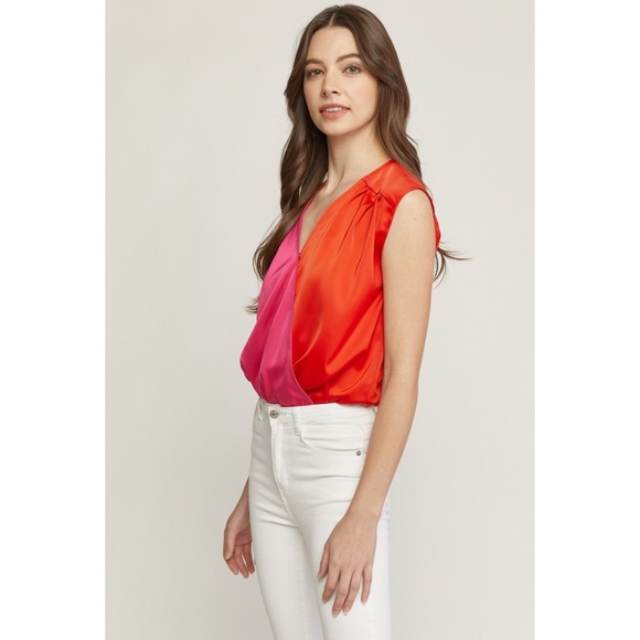 ππColor block Bodysuit ππ - Picture 6 of 6